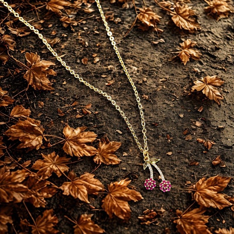Colección cereza 🍒 cadena mas dije