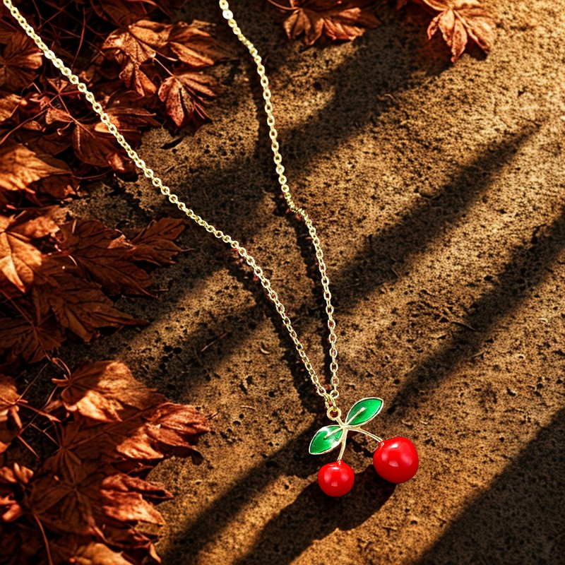 Colección cereza 🍒 cadena mas dije