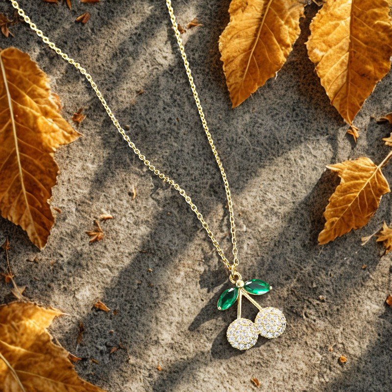 Colección cereza 🍒 cadena mas dije