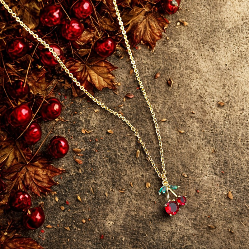 Colección cereza 🍒 cadena mas dije