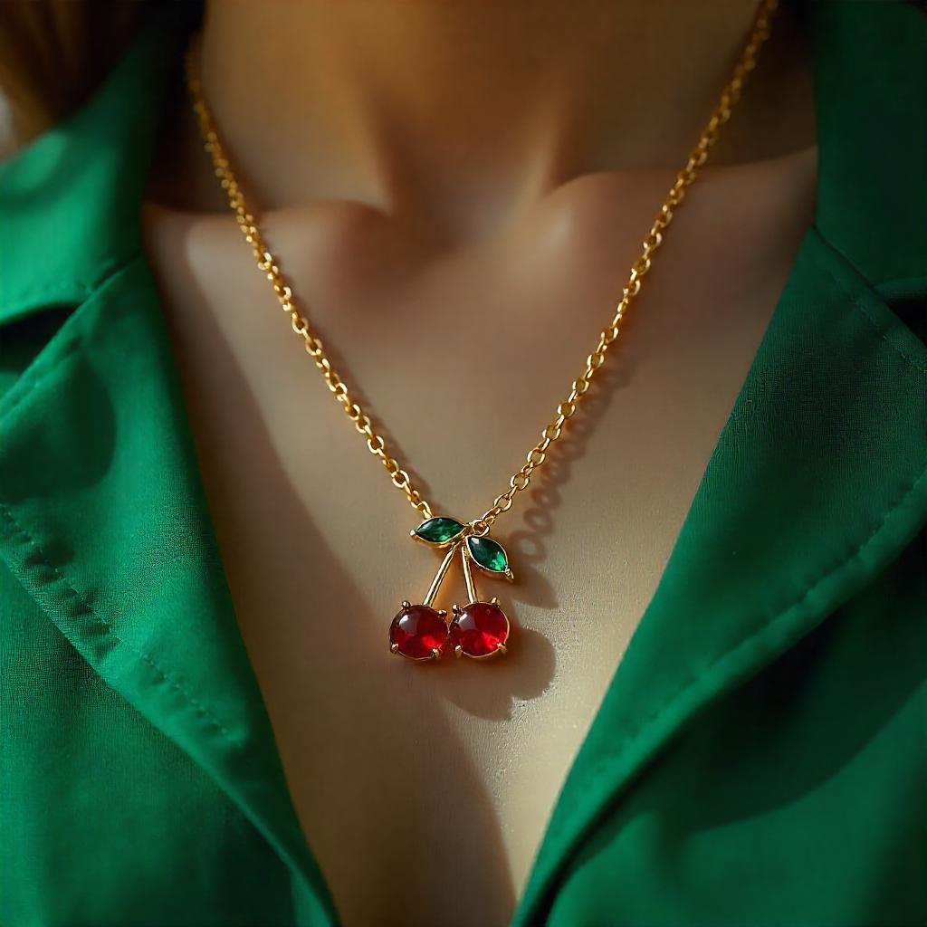 Colección cereza 🍒 cadena mas dije