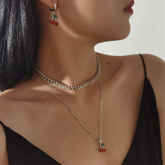 Colección cereza 🍒 cadena mas dije
